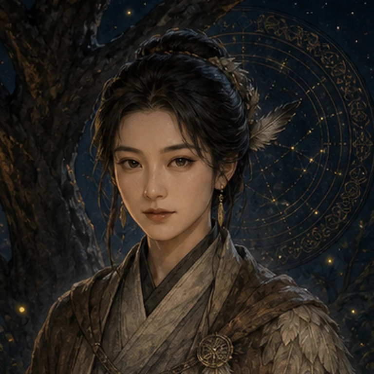 智鸮人物肖像